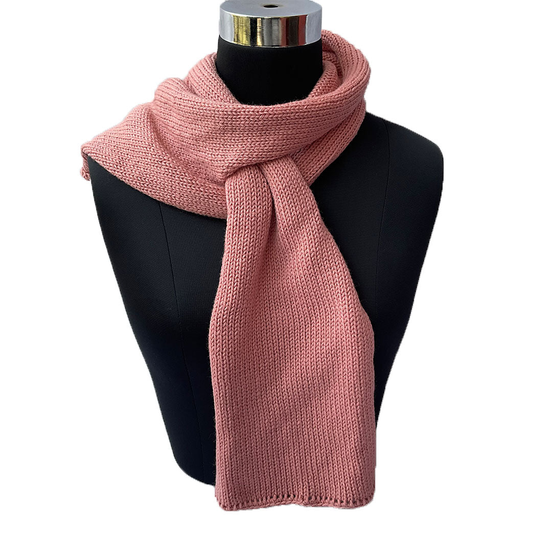 Mufflers & Neck Warmer  | Dark Salmon | 100% Premium Wool | For Women