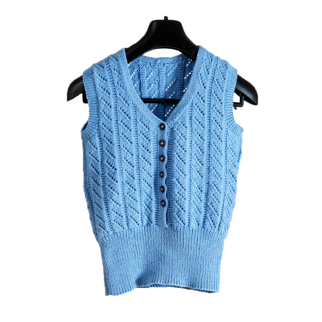 Organic Wool   | Cardigan  |   Wild Blue