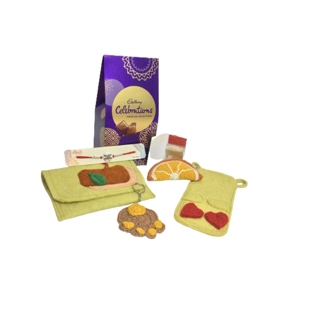 Gift Combo | ladies Clutch | mobile pouch & coin pouch | Chocolate