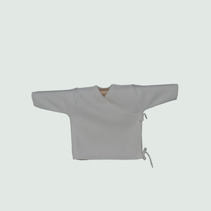 Cream Baby Wrap Jacket - Front View