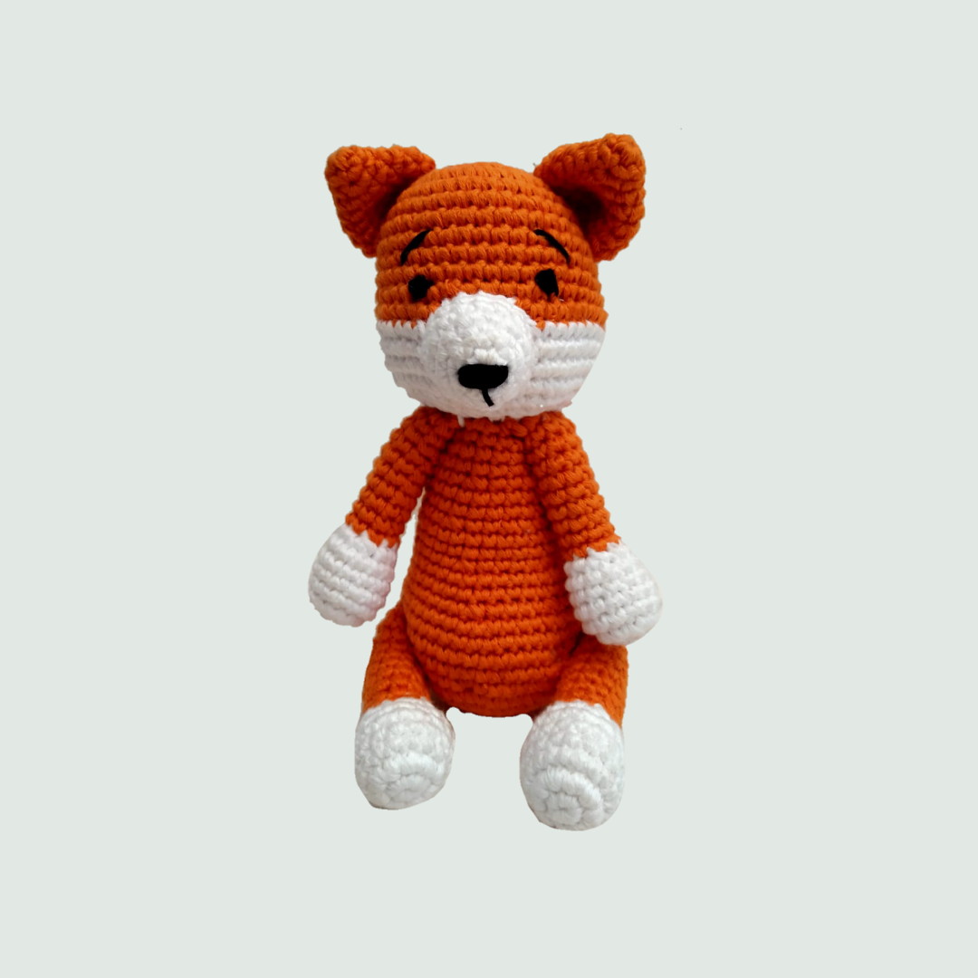 Fox  Crochet Stuffed/Plush/Soft Toy | 100% Organic | Health-Pro
