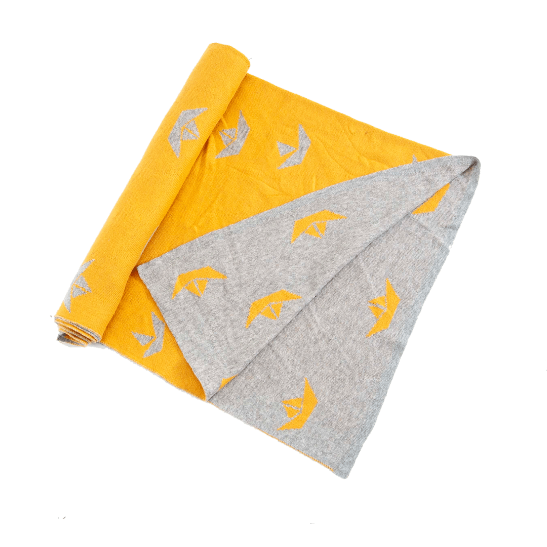 Knitted AC Blanket/Quilt for Baby | 100%  Cotton  |  Reversible