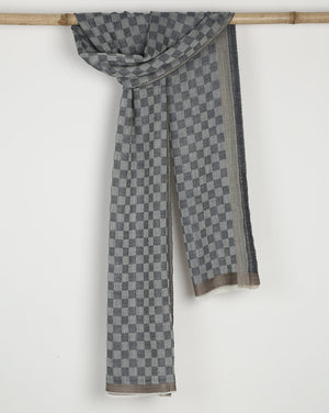 Multicolored Check Stole | 100% Wool - Mojopanda Organic  Store