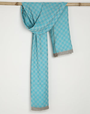 Multicolored Check Stole | 100% Wool - Mojopanda Organic  Store
