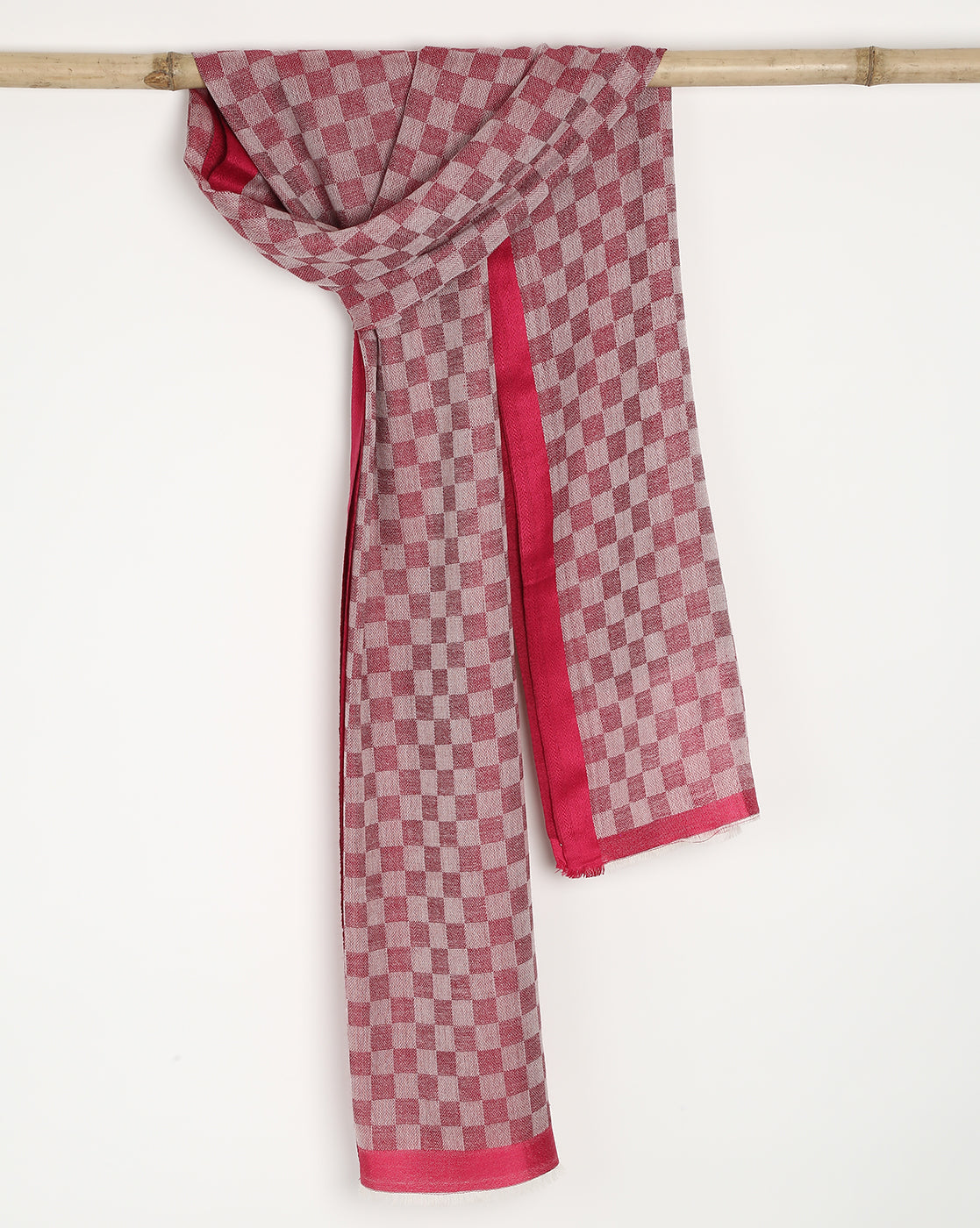 Multicolored Check Stole | 100% Wool - Mojopanda Organic  Store