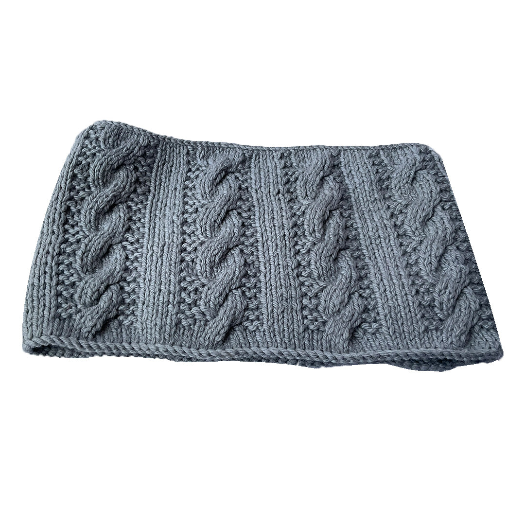 Neck Warmers &amp; Mufflers | Grey | 100% premium Wool | For Women