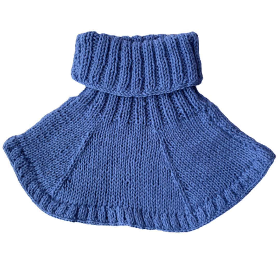 Neck Warmers & Mufflers | Wild Blue  |  100% premium Wool  |  For Women