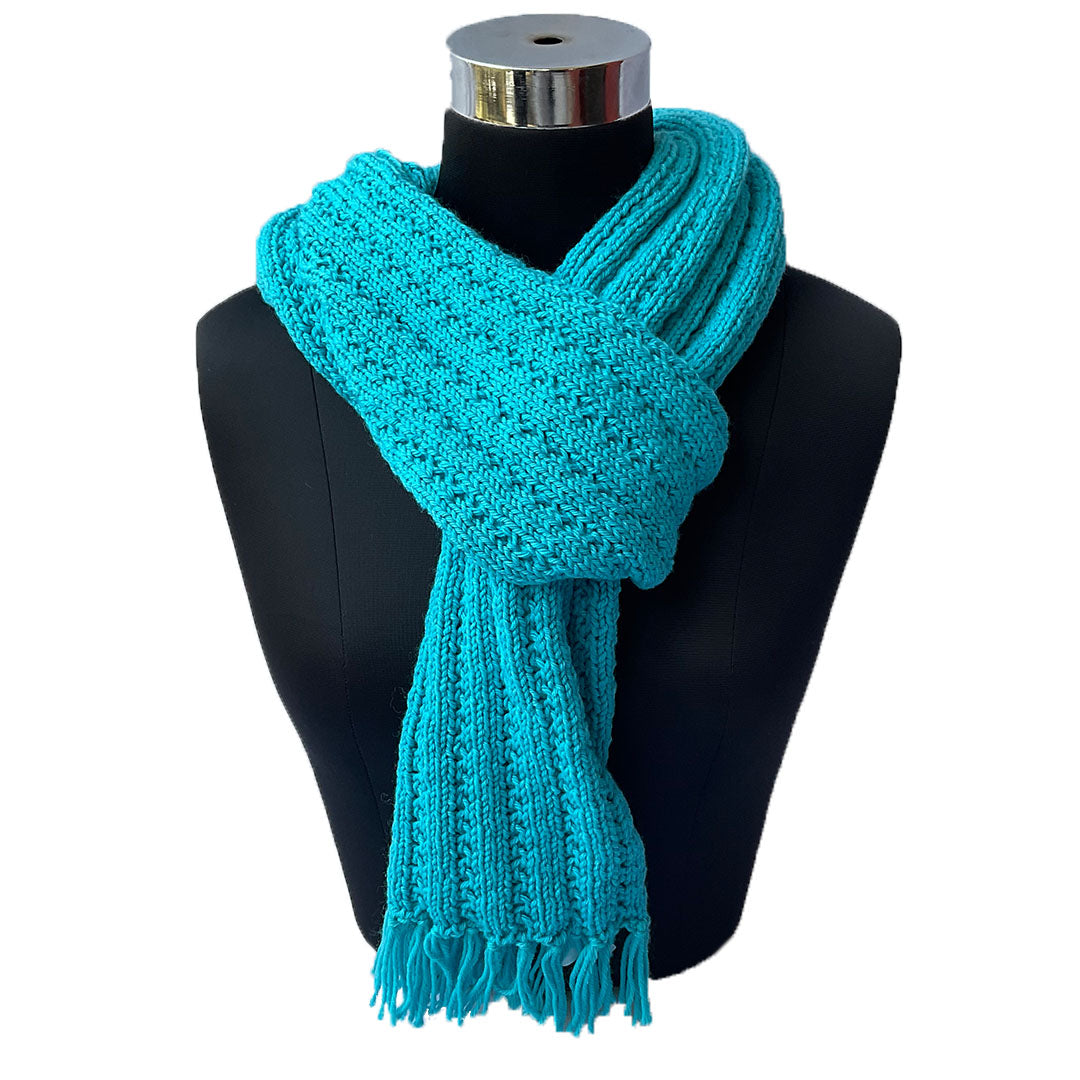 Mufflers & Neck Warmer | Easter Blue | 100% Premium Wool | For Men & Women