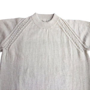 Pullover Round Neck -Beige | For Men | 100% Organic Wool - Mojopanda Organic  Store