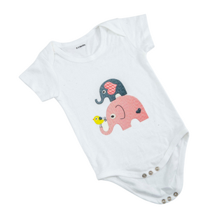 Elephant-Printed-Romper-Infant
