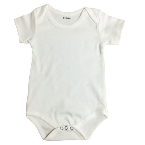 White  Baby Romper | 100% Organic Cotton