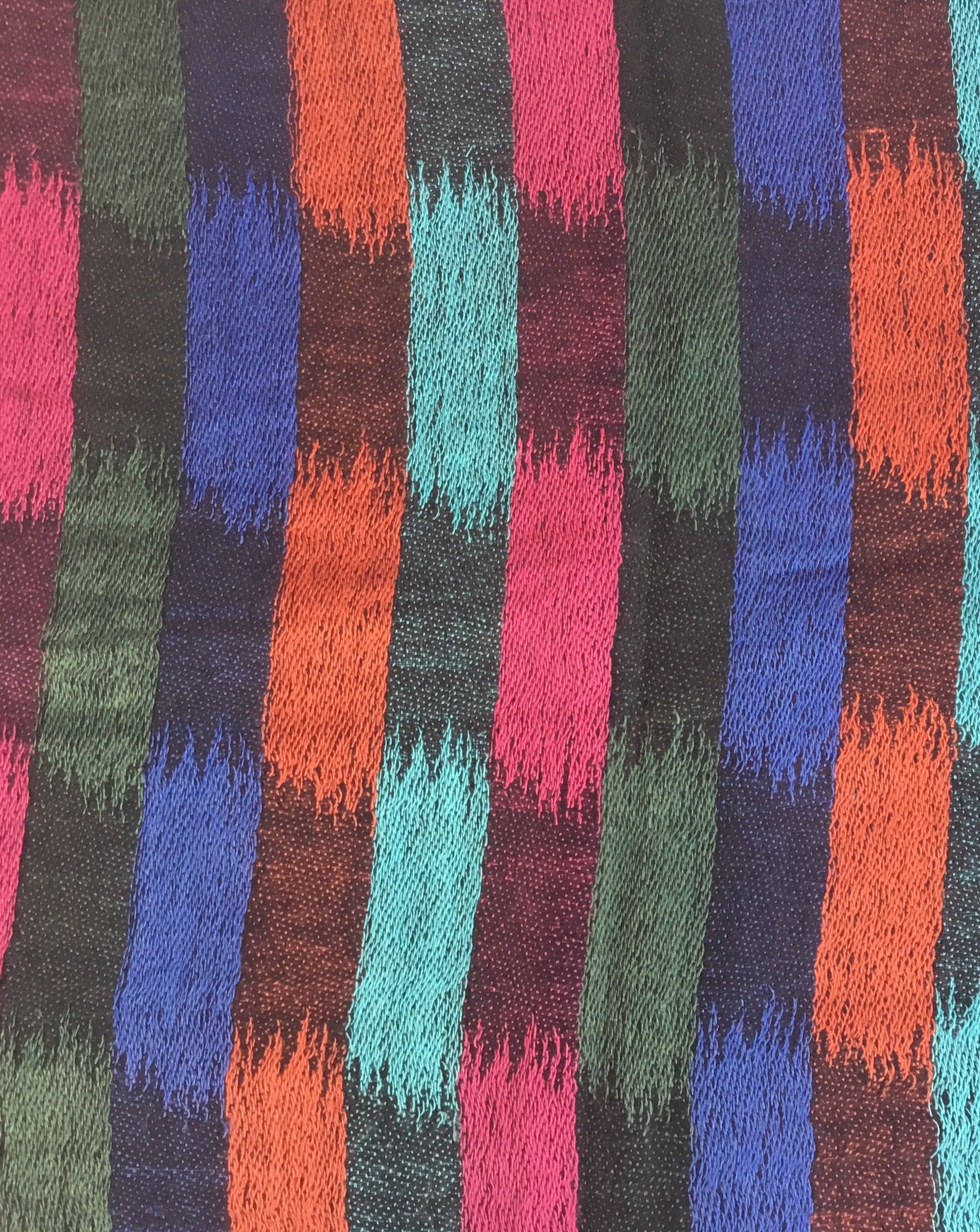 Multicolor Striped Stole | 100% Wool - Mojopanda Organic  Store