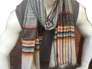 Red Check Stole for Men | 100% Organic Wool - Mojopanda Organic  Store