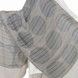 Retro Circles Stole/Shawl | 100% Wool-Silk - Mojopanda Organic  Store