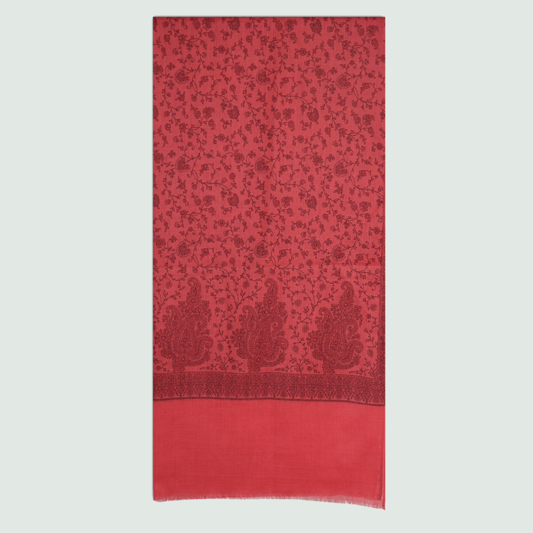 Odhni Weaving Jamawar | Stoles & Shawls - Front View